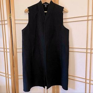 Eileen Fisher Wool Long Vest